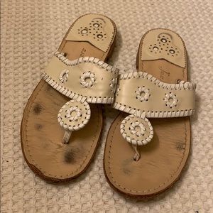 White and Cream Jack Rogers